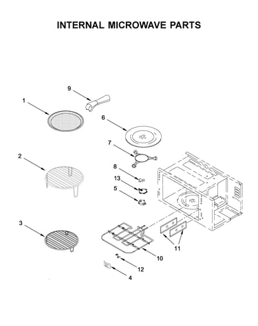 Internal microwave parts