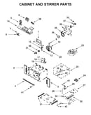 Cabinet and stirrer parts