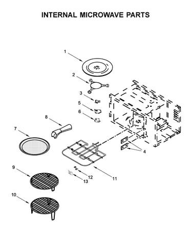Internal microwave parts