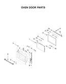 Oven door parts