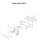 Oven door parts
