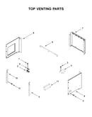 Top venting parts