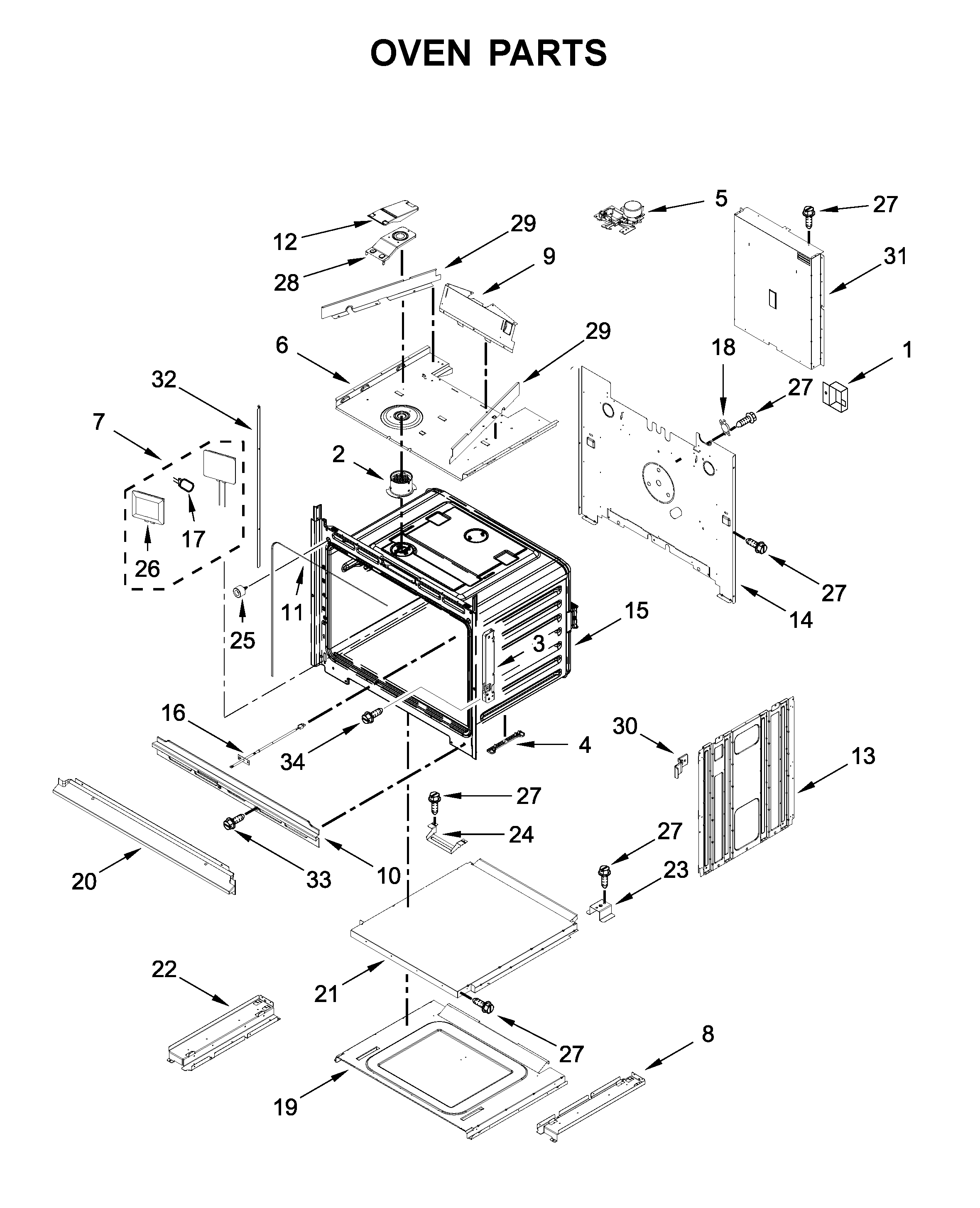 Oven parts