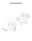 Oven door parts