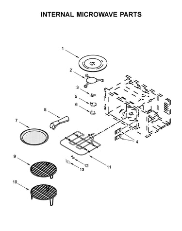 Internal microwave parts
