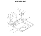 Jenn-Air JMDFS30HM01 base plate parts diagram