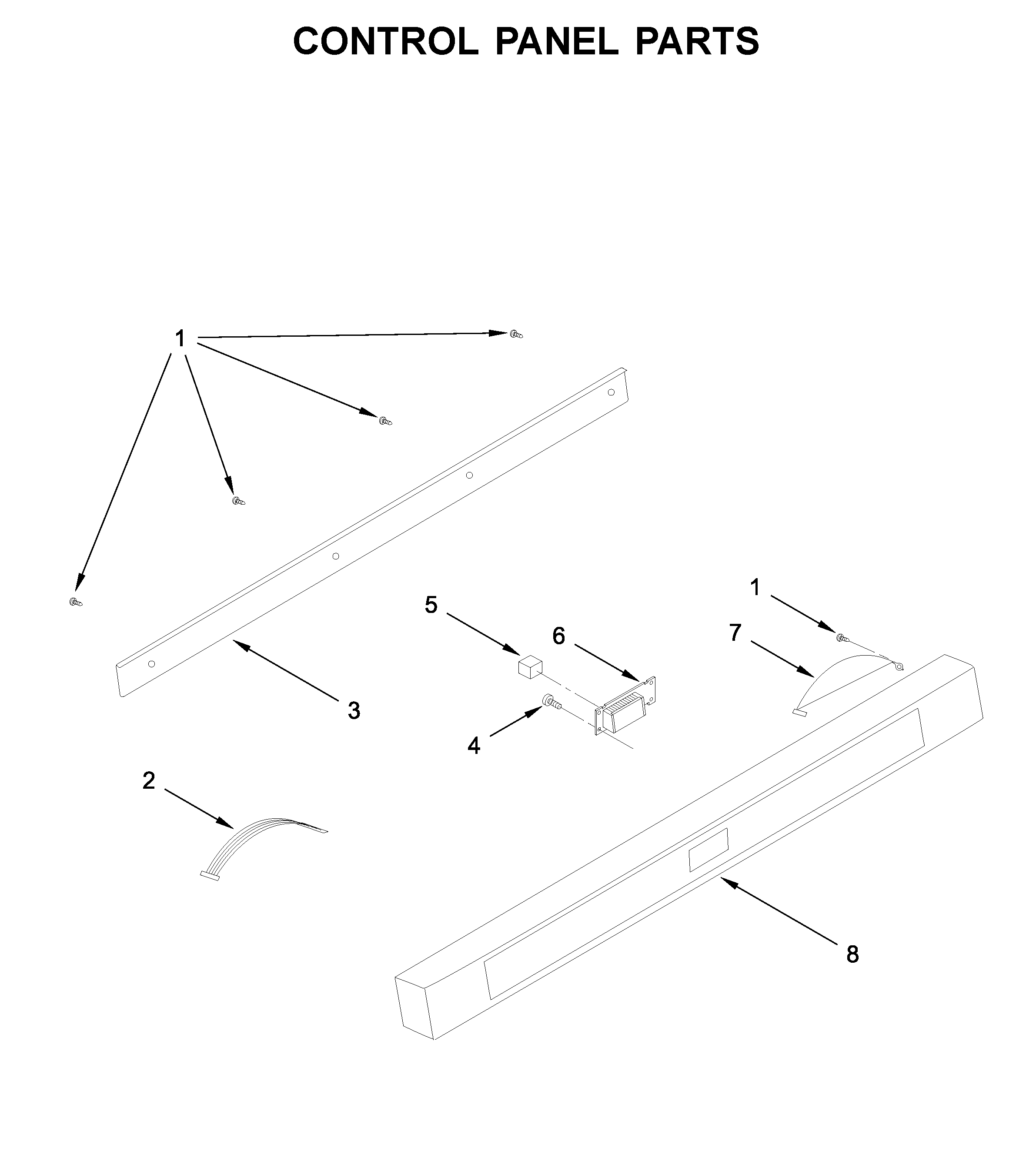 Control panel parts
