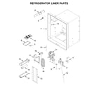 Maytag MFI2570FEW02 refrigerator liner parts diagram