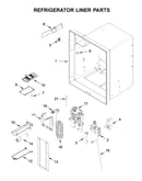 Refrigerator liner parts