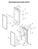 Refrigerator door parts