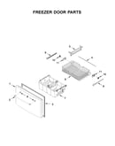 Freezer door parts