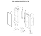 Jenn-Air JFC2290REM02 refrigerator door parts diagram
