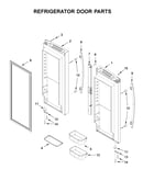 Refrigerator door parts