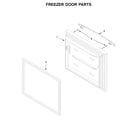 Jenn-Air JFC2290REM02 freezer door parts diagram