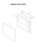 Freezer door parts