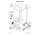 Whirlpool WRS576FIDW01 cabinet parts diagram