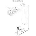 Whirlpool WRS576FIDW01 ice maker parts diagram