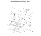 KitchenAid KMLS311HWH0 interior and ventilation parts diagram