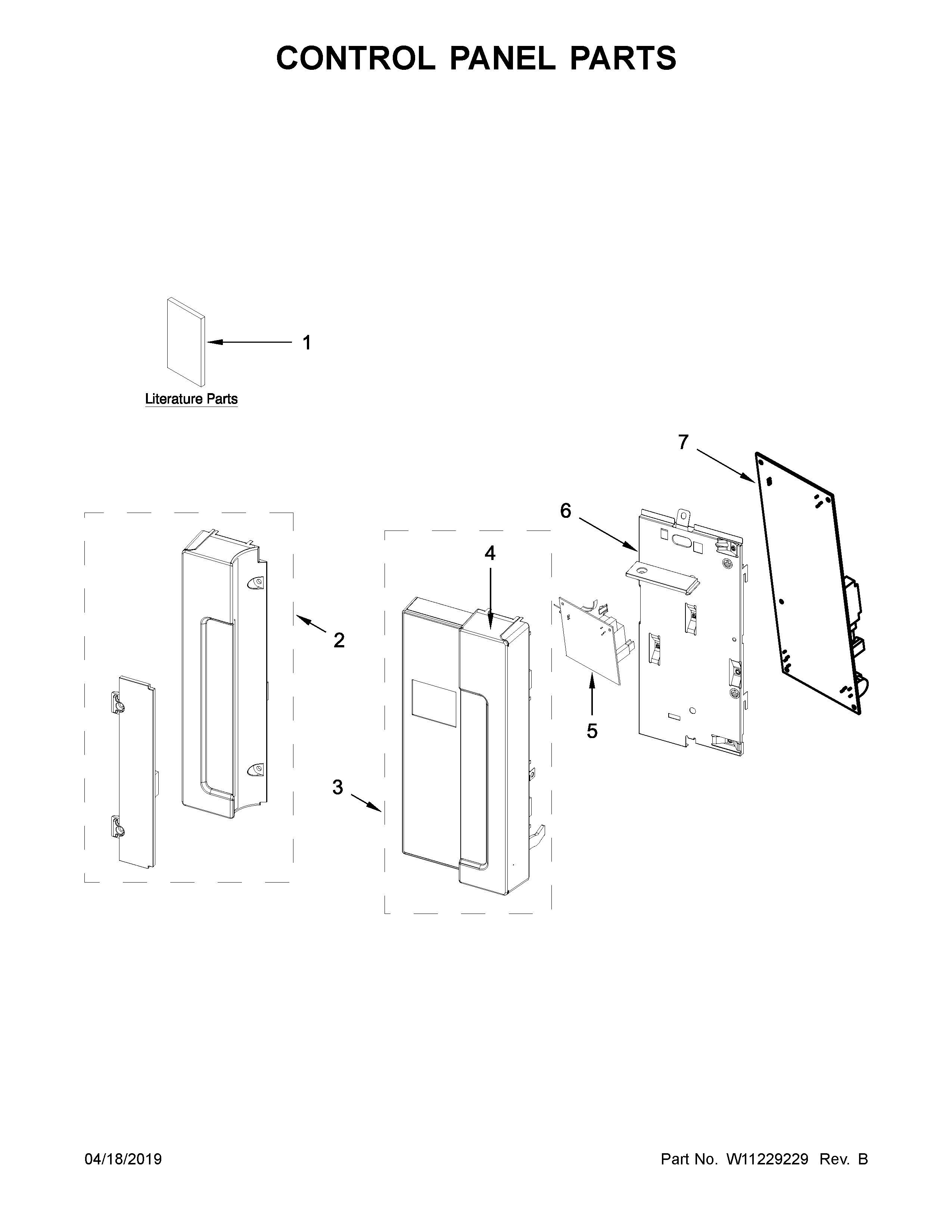 Control panel parts