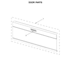 KitchenAid KMLS311HBL2 door parts diagram