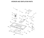 KitchenAid KMLS311HWH3 interior and ventilation parts diagram