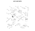 KitchenAid YKMLS311HWH1 air flow parts diagram