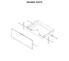 Whirlpool YWEE510S0FV2 drawer parts diagram