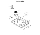 Whirlpool YWFC310S0EW3 cooktop parts diagram