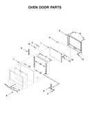 Oven door parts