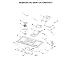 KitchenAid KMLS311HWH4 interior and ventilation parts diagram