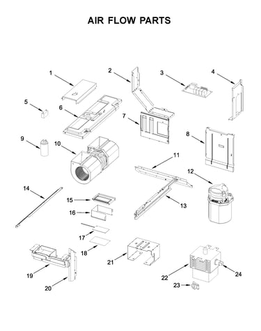 Air flow parts