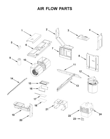 Air flow parts