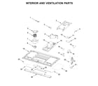 KitchenAid KMLS311HWH6 interior and ventilation parts diagram