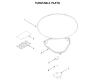 KitchenAid KMLS311HWH6 turntable parts diagram