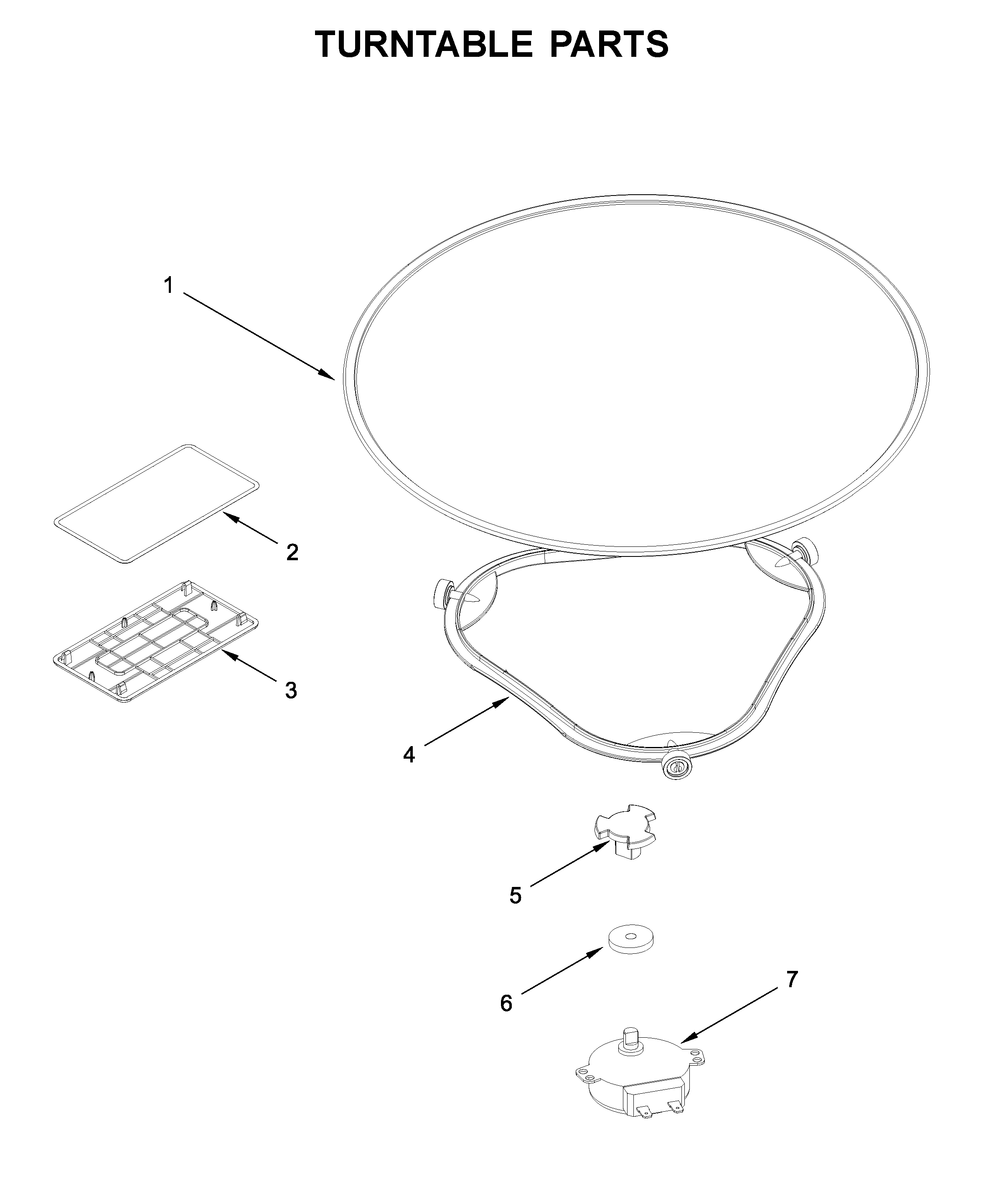 Turntable parts