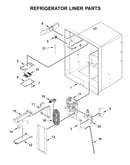 Refrigerator liner parts