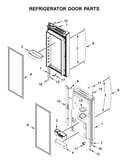 Refrigerator door parts