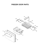 Freezer door parts
