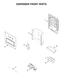 Dispenser front parts
