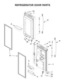 Refrigerator door parts