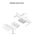 Freezer door parts