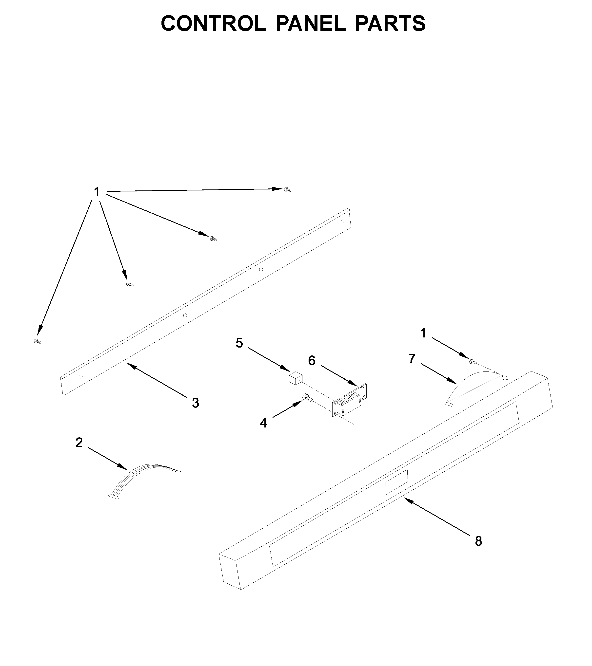 Control panel parts