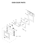 Oven door parts