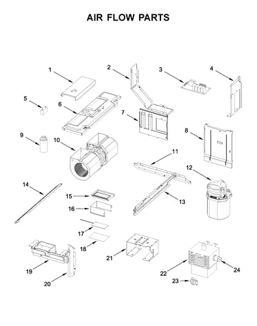 Air flow parts