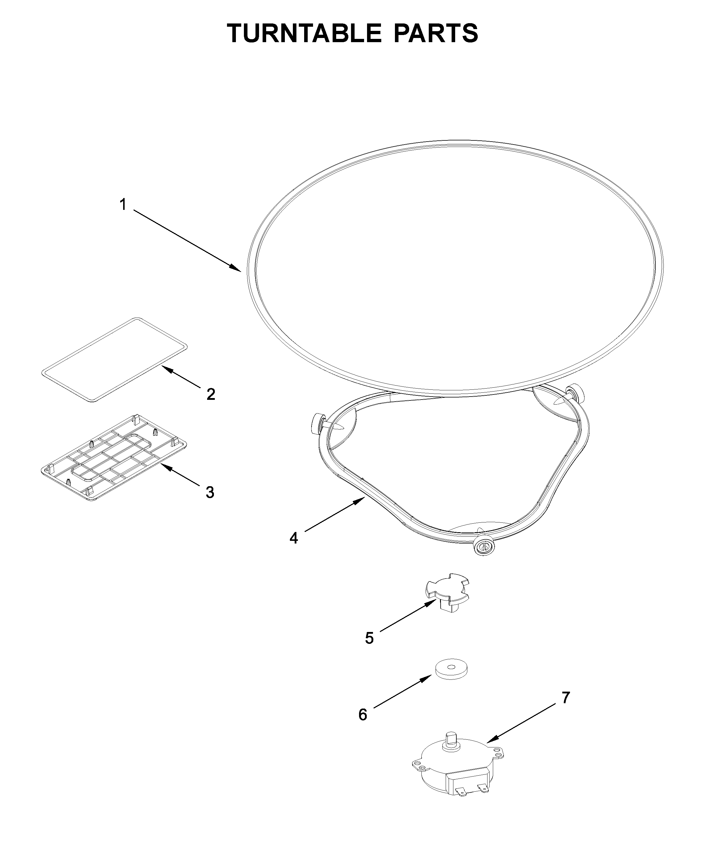 Turntable parts