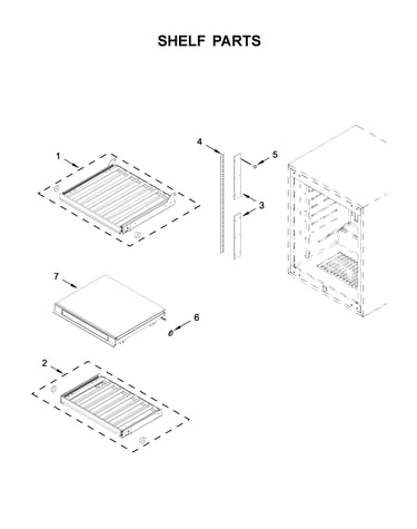 Shelf parts