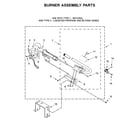 Maytag MGD5630HC0 burner assembly parts diagram