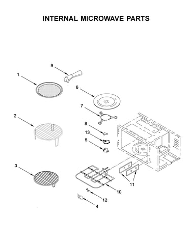 Internal microwave parts
