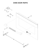 Oven door parts
