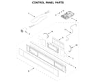 Jenn-Air JJW6024HM0 control panel parts diagram